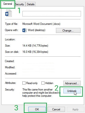 Cách mở file word excel protected