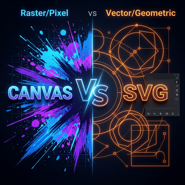 HTML5 Canvas vs SVG